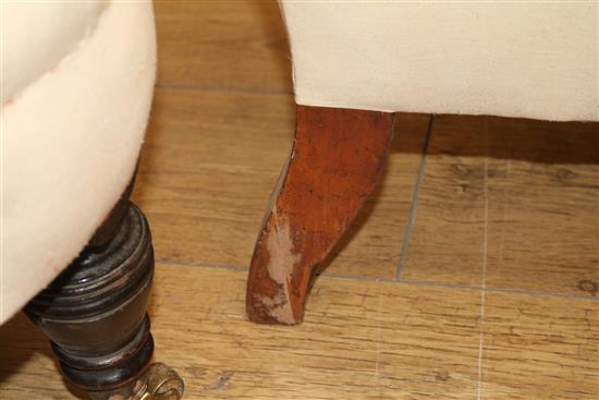 A pair of armchairs